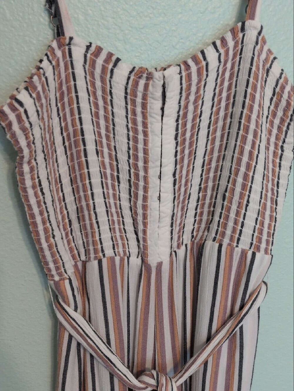 Striped Wide-Leg Jumpsuit - Picture 4 of 6